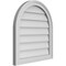 Ekena Millwork Round Top Surface Mount PVC Gable Vent w/ 2"W x 1-1/2"P Brickmould Frame, 22"W x 24"H GVPRT22X2402SN - alternate 2